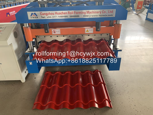2m / phút PLC điều khiển Máy cán ngói tráng men cổ
