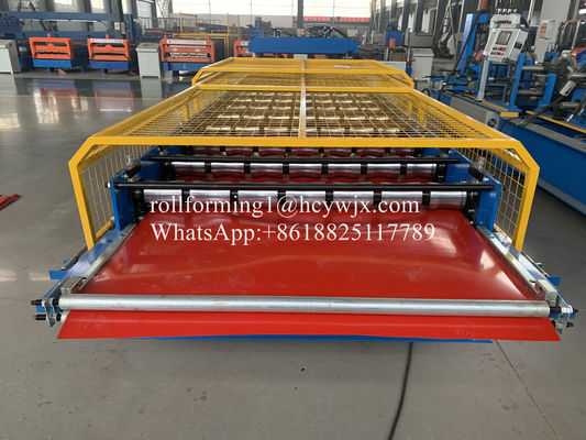 12 Rows Arc Parted Glazed Tile Forming Machine