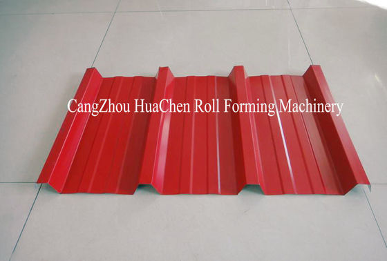 38mm High Rib Roofing Sheet Roll Forming Equipment , Roof Panel Roll Forming Machine