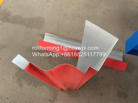 PPGI 0.3mm Máy cán máng xối 10m / phút