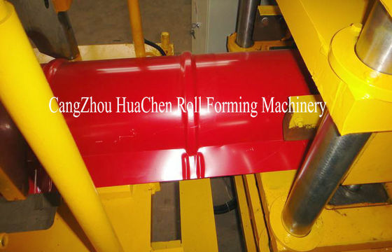 Metal Roof Profile Ridge Cap Roll Forming Machine / Ridge Tile Machine 380V 50Hz