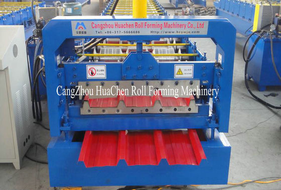 High RIB Color Steel Roofing Sheet Roll Forming Machine 38mm Height