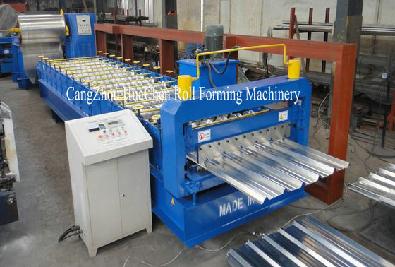 3 Phase Trapezoid Roofing Sheet Roll Forming Machine For 1200mm