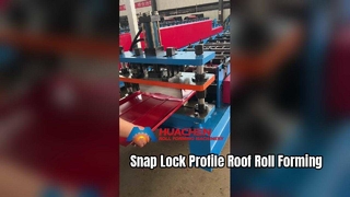 Snap Lock Profile Máy tạo hình cuộn mái